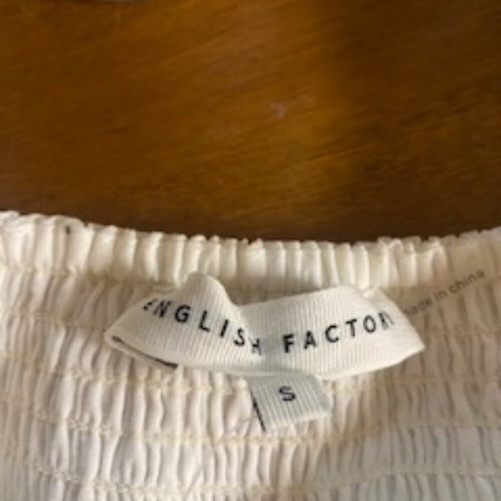 LINEN RUCHED SLEEVE TOP - Picture 2 of 8